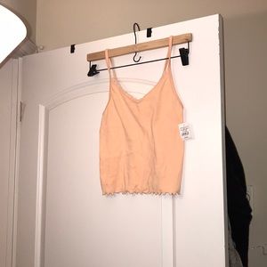 Brand new orange strap tank! 🍑